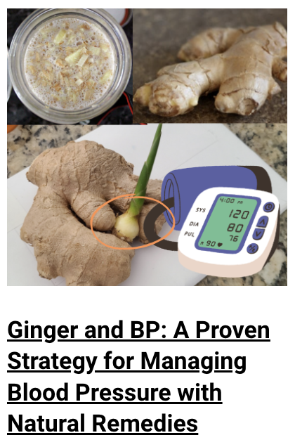 GINGER AND BP